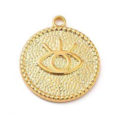 Ion Plating(IP) 304 Stainless Steel Pendants STAS-P312-19G-1