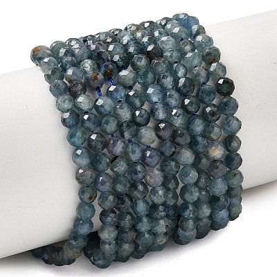Natural Kyanite/Cyanite/Disthene Beads Strands G-G259-D04-3mm-1