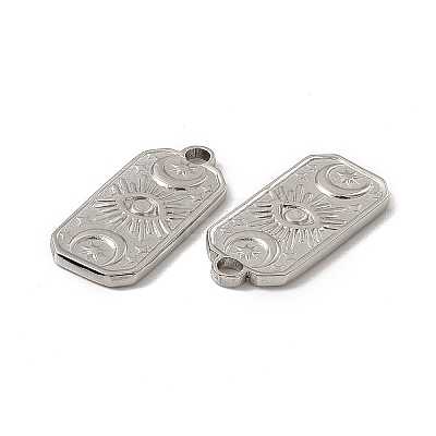 Non-Tarnish 201 Stainless Steel Charms STAS-J401-VC590-1