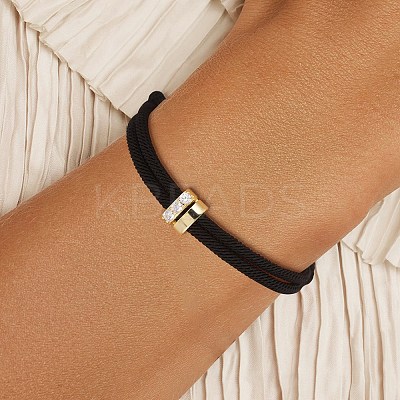 Polyester Cord Bracelets BJEW-C106-01G-1