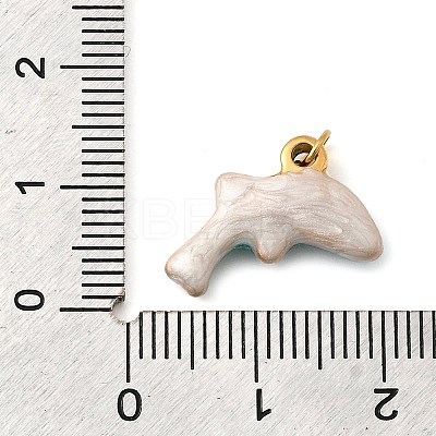 304 Stainless Steel Enamel Pendants STAS-B093-33G-05-1