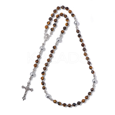 Cross Charm Wrap Style Bracelet PW-WG588AF-08-1