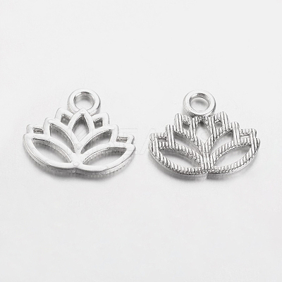 Tibetan Style Alloy Charms TIBEP-36884-AS-RS-1