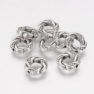 Tibetan Style Alloy Bead Frames LF0483Y-NF-1