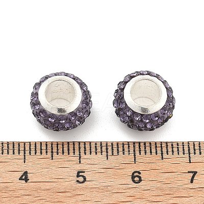 Rondelle Polymer Clay European Beads FIND-U001-01P-1