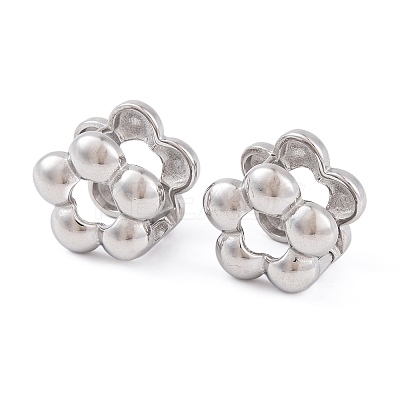 Non-Tarnish 304 Stainless Steel Hoop Earrings for Women EJEW-A049-01P-1