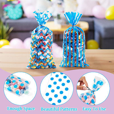 4 Styles OPP Cellophane Candy Storage Bags Sets ABAG-TAC0013-20A-02-1