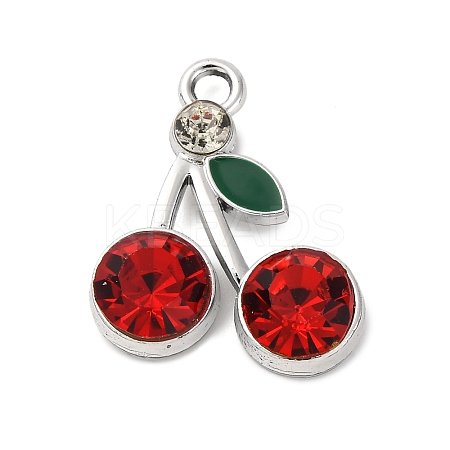 Cherry Alloy Pendants LS-PALLOY-S051-01A-P-1