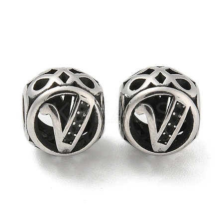 304 Stainless Steel Beads Rhinestone Settings STAS-O002-01V-AS-1