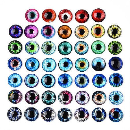 Glass Cabochons GGLA-T004-03-1
