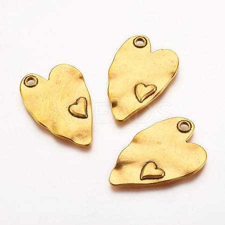 Tibetan Style Alloy Pendants TIBEP-A20287-AG-FF-1
