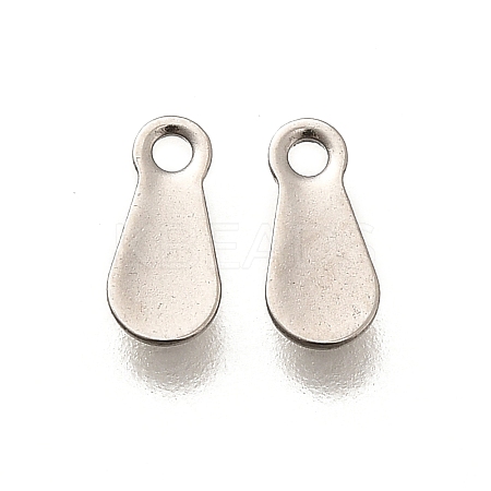 304 Stainless Steel Stamping Blank Tag Charms STAS-F311-04P-02-1