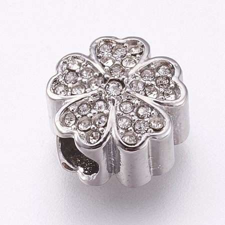 304 Stainless Steel European Beads STAS-O097-101B-1