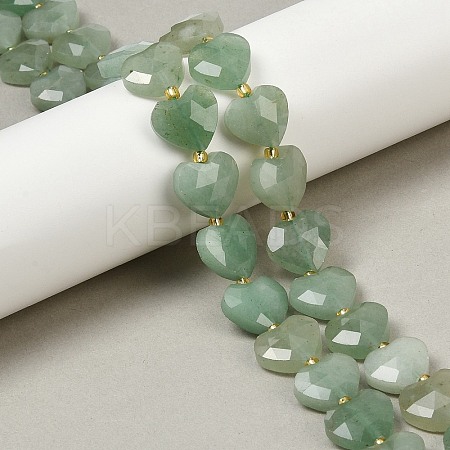 Natural Green Aventurine Beads Strands G-P592-B01-01-1