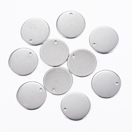 Tarnish Resistant 201 Stainless Steel Stamping Blank Tag Pendants STAS-H396-B-05P-1