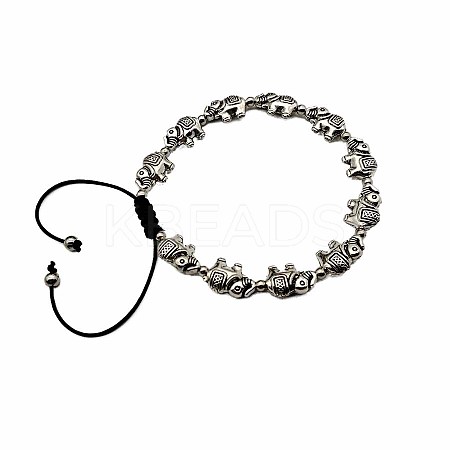 Handmade DIY bracelet jewelry with a simple and elegant elephant style EG3104-1