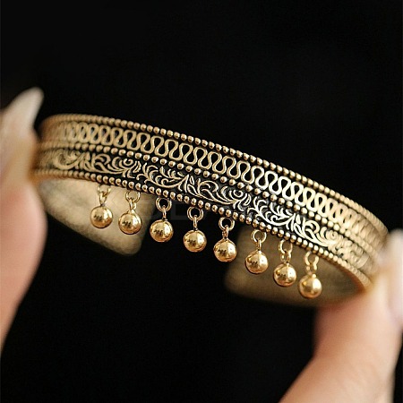 Alloy Cuff Bangles for Women BJEW-B129-01-1