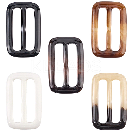 20Pcs Resin Tri-Glide Adjuster Buckles FIND-GF0008-12A-1