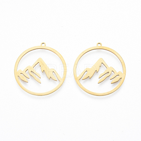 Ion Plating(IP) 304 Stainless Steel Pendants A-STAS-N090-LA911-2-1