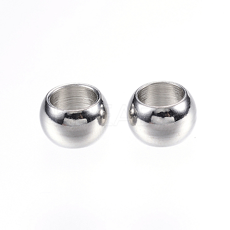 Tarnish Resistant 201 Stainless Steel Beads X-STAS-D448-065P-1