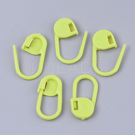 Plastic Knitting Crochet Locking Stitch Markers Holder TOOL-R028-15-1