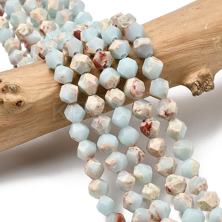 Synthetic Shoushan Stone Beads Strands G-Z119-A01-01B-1