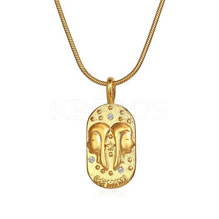 Constellations Cubic Zirconia Pendant Necklace PW-WG56929-11-1
