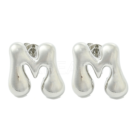 Rack Plating Brass Earrings EJEW-S222-01P-M-1