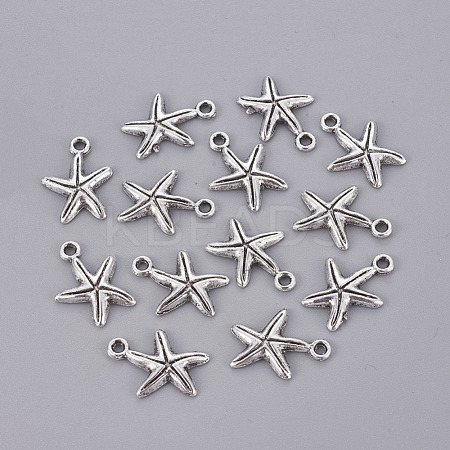 Tibetan Style Alloy Pendants TIBEP-A11478-AS-RS-1