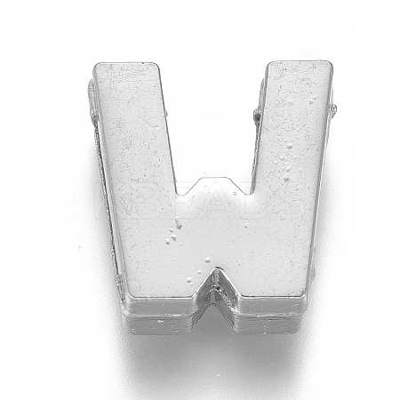 Alloy Slide Charms LS-PALLOY-WH0069-02W-P-1