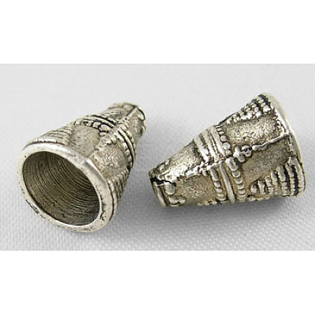 Tibetan Style Alloy Bead Cone LS-X-LF0831Y-NF-1