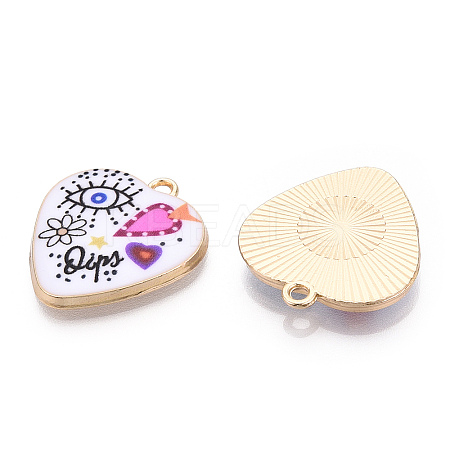 Printed Alloy Pendants ENAM-ZX002-36C-1