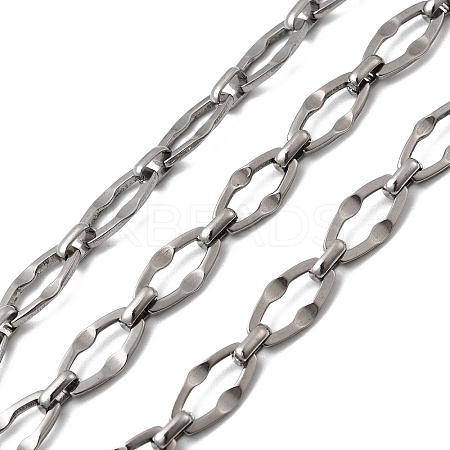 304 Stainless Steel Dapped Chains CHS-Z007-18P-1