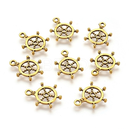 Tibetan Style Alloy Helm Pendants LS-X-TIBEP-S257-AG-LF-1