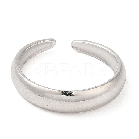 Non-Tarnish 304 Stainless Steel Open Cuff Rings RJEW-K245-78P-1