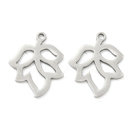 Hollow 201 Stainless Steel Pendants STAS-F337-10D-P-1