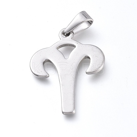 Non-Tarnish 304 Stainless Steel Pendants STAS-L210-06C-P-1