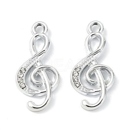 Alloy Crystal Rhinestone Pendants ALRI-T012-02P-1