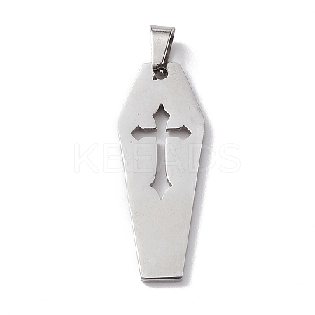 Non-Tarnish 304 Stainless Steel Pendants LS-STAS-E190-03P-1