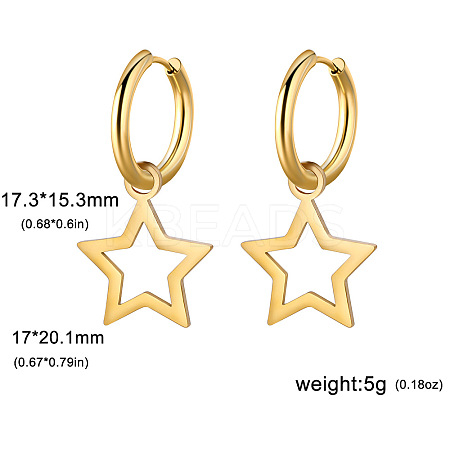 304 Stainless Steel Hoop Earrings FS-WG6A0FB-06-1
