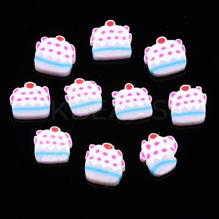 Handmade Polymer Clay Cabochons CLAY-N006-56-1