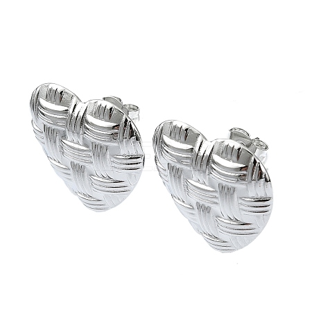 Tarnish Resistant 201 Stainless Steel Stud Earrings EJEW-K270-23P-1
