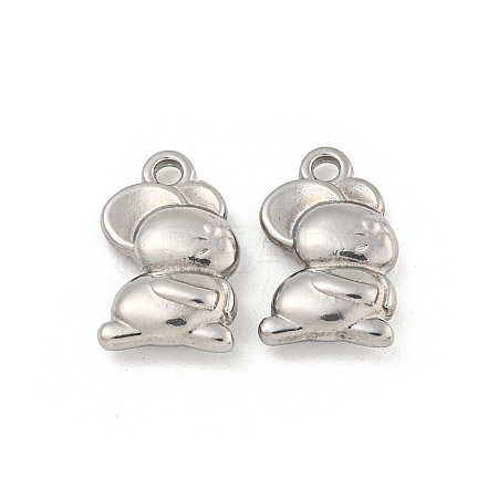 Non-Tarnish 304 Stainless Steel Charms STAS-I307-539P-1