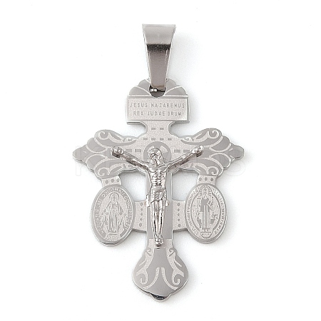 Non-Tarnish 304 Stainless Steel Pendants STAS-C103-02P-01-1