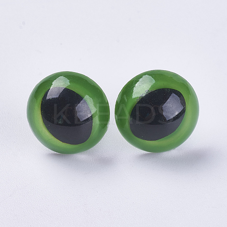 Craft Plastic Doll Eyes DIY-WH0045-25F-1