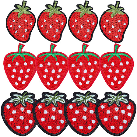 18Pcs 3 Styles Cloth Embroidery Cloth Iron on/Sew on Patches PATC-CP0001-09A-1