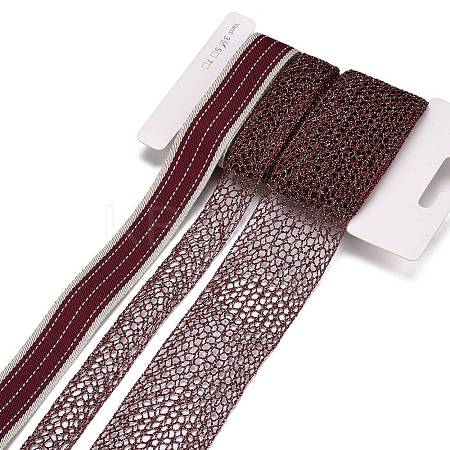 9 Yards 3 Styles Polyester Ribbon SRIB-A014-A08-1