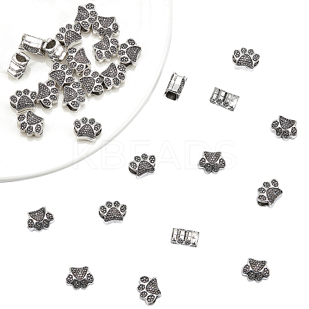 Zinc Alloy European Beads MPDL-PH0001-09AS-1