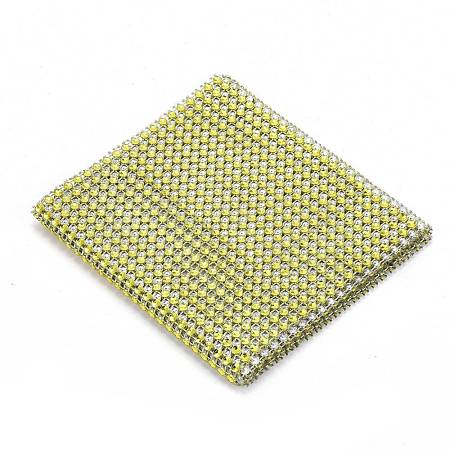 24 Rows Plastic Diamond Mesh Wrap Roll DIY-L049-05H-1