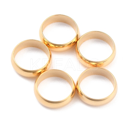 Rack Plating Brass Spacer Beads KK-O139-16G-G-1
